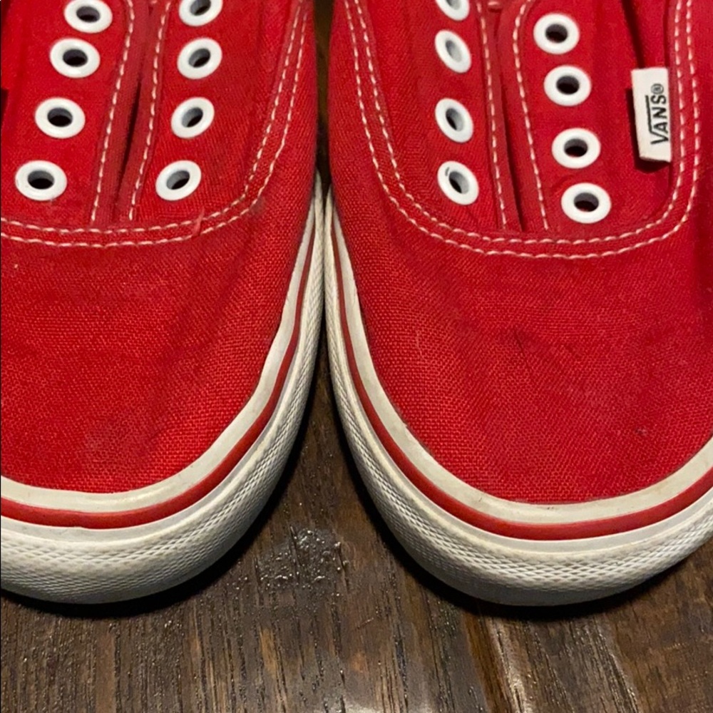 Red Vans - Picture 4 of 7